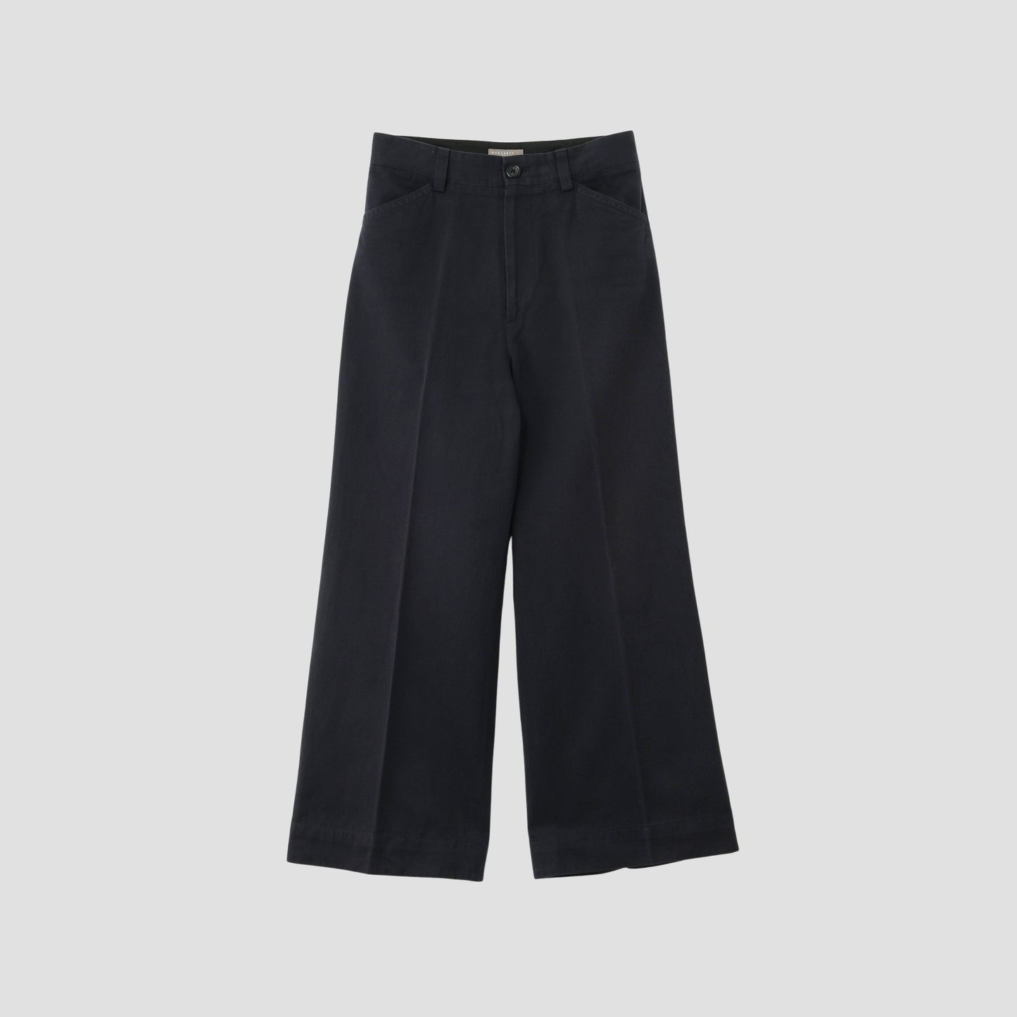 COTTON LINEN TWILL TROUSERS