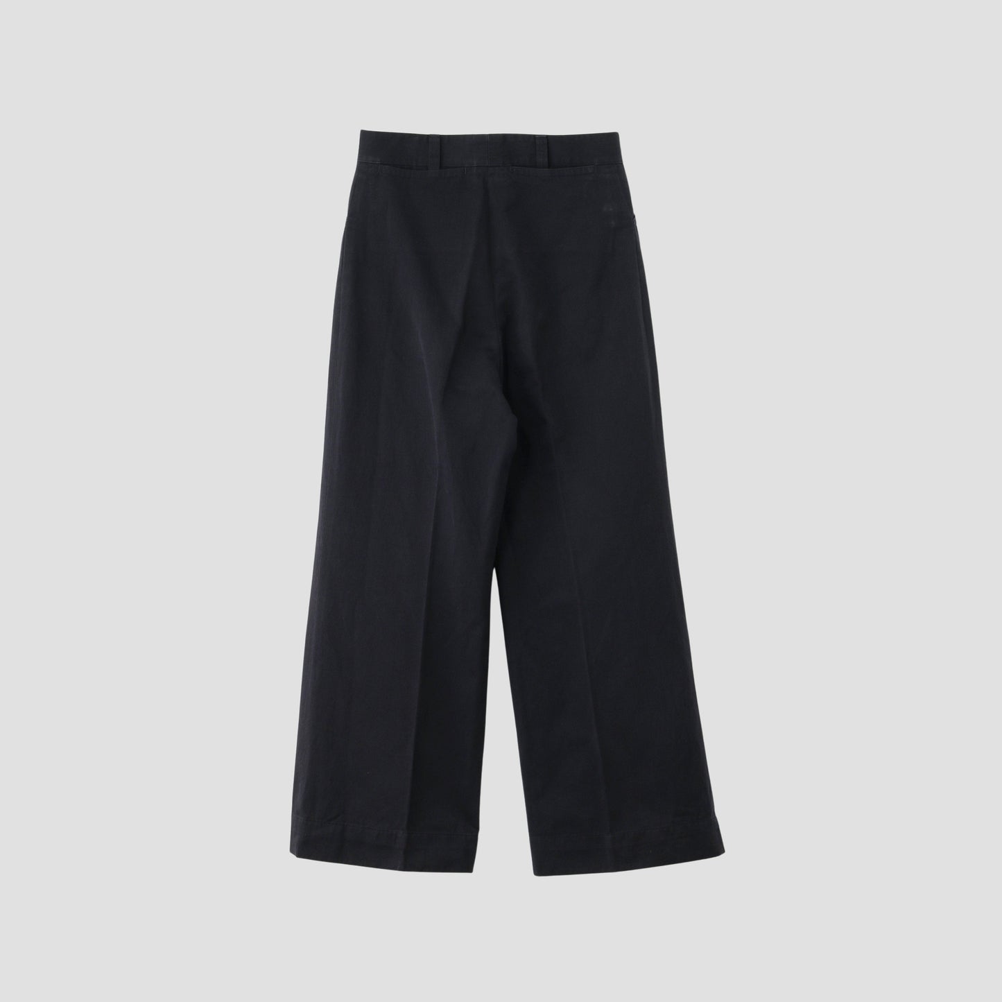 COTTON LINEN TWILL TROUSERS