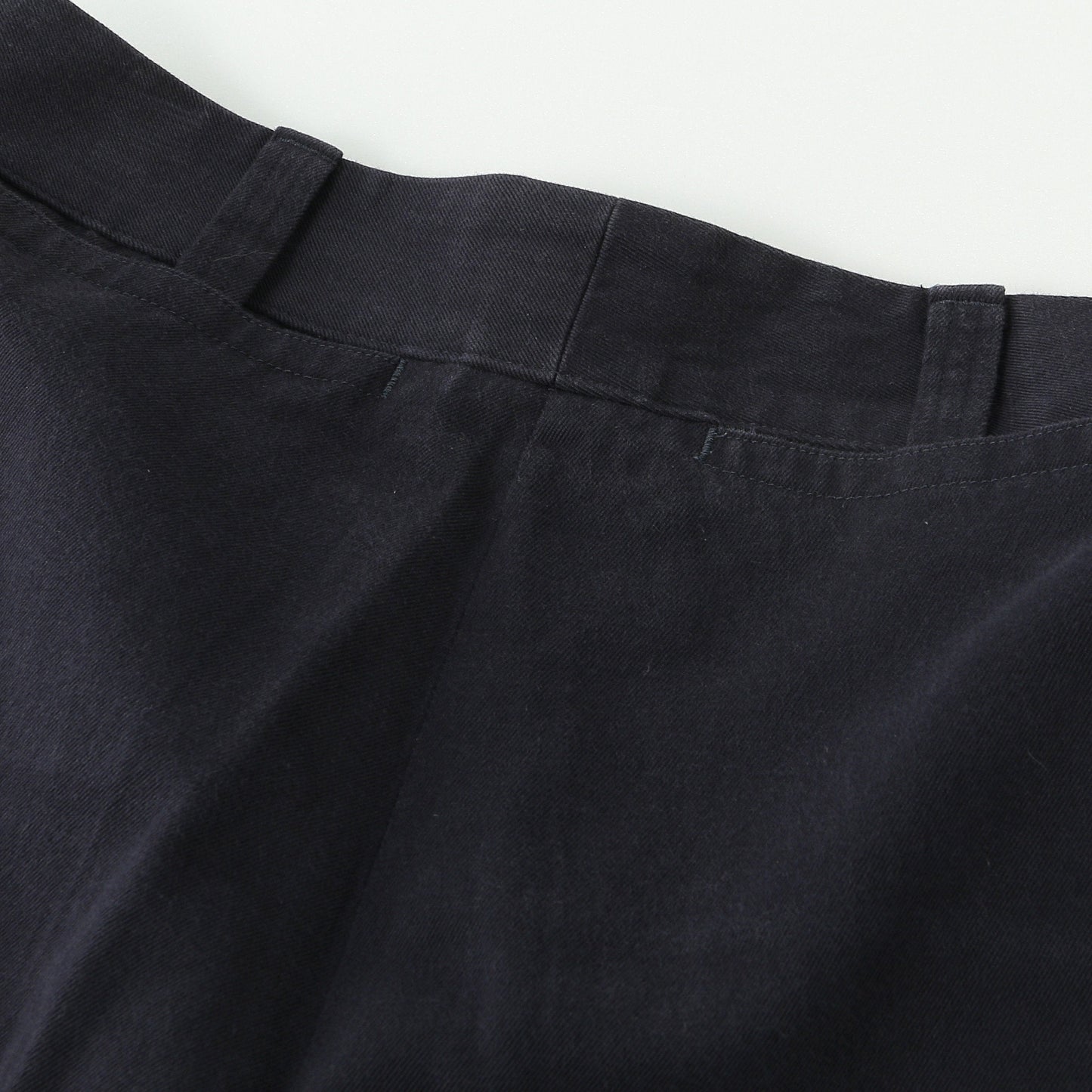 COTTON LINEN TWILL TROUSERS