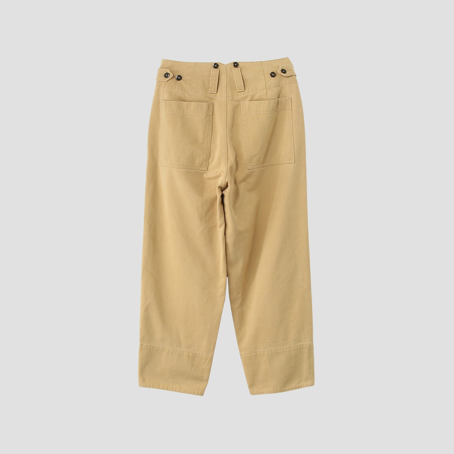 WASHED COTTON DRILL TROUSERS