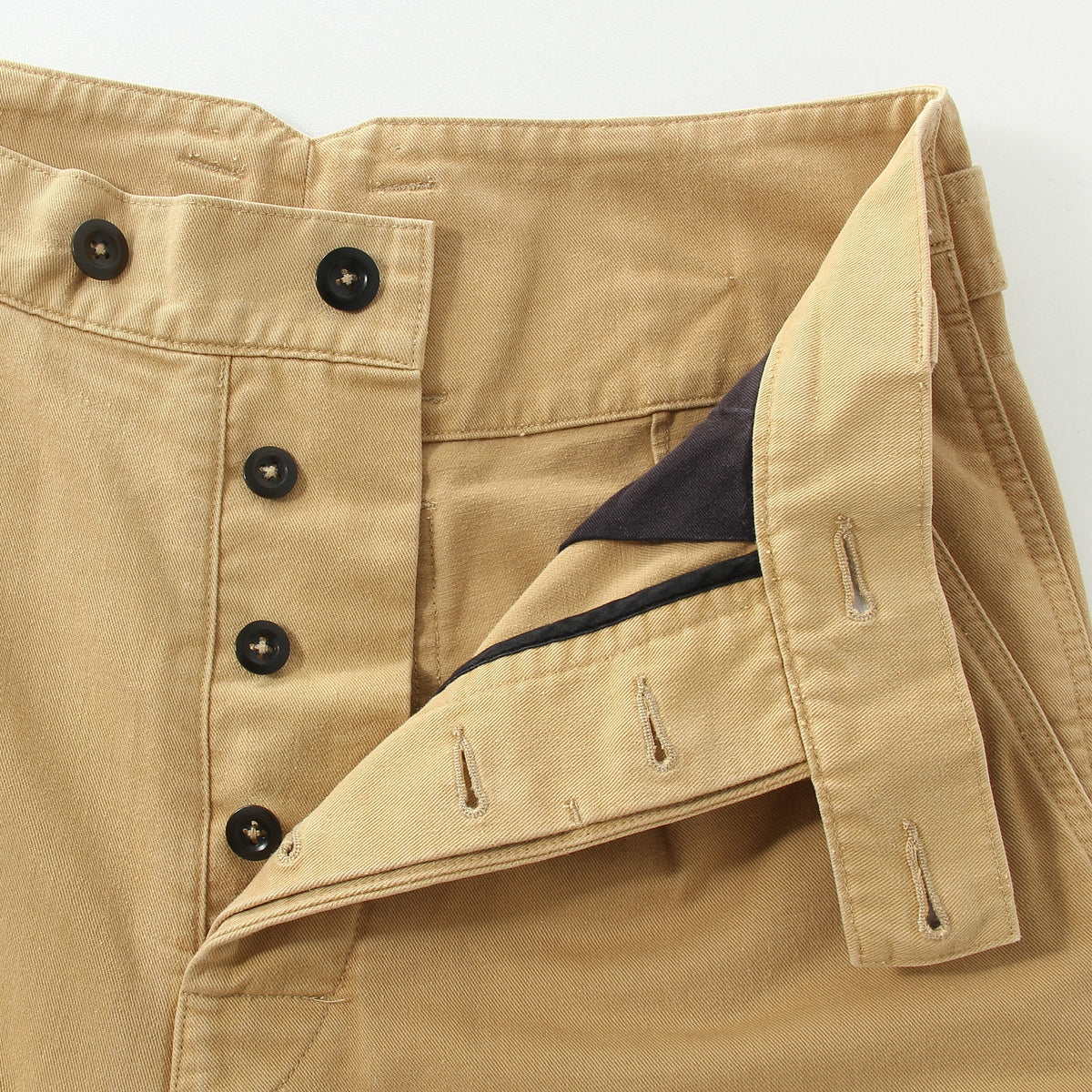 WASHED COTTON DRILL TROUSERS