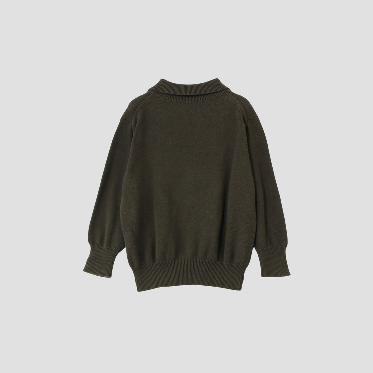COTTON POLO JUMPER KNIT