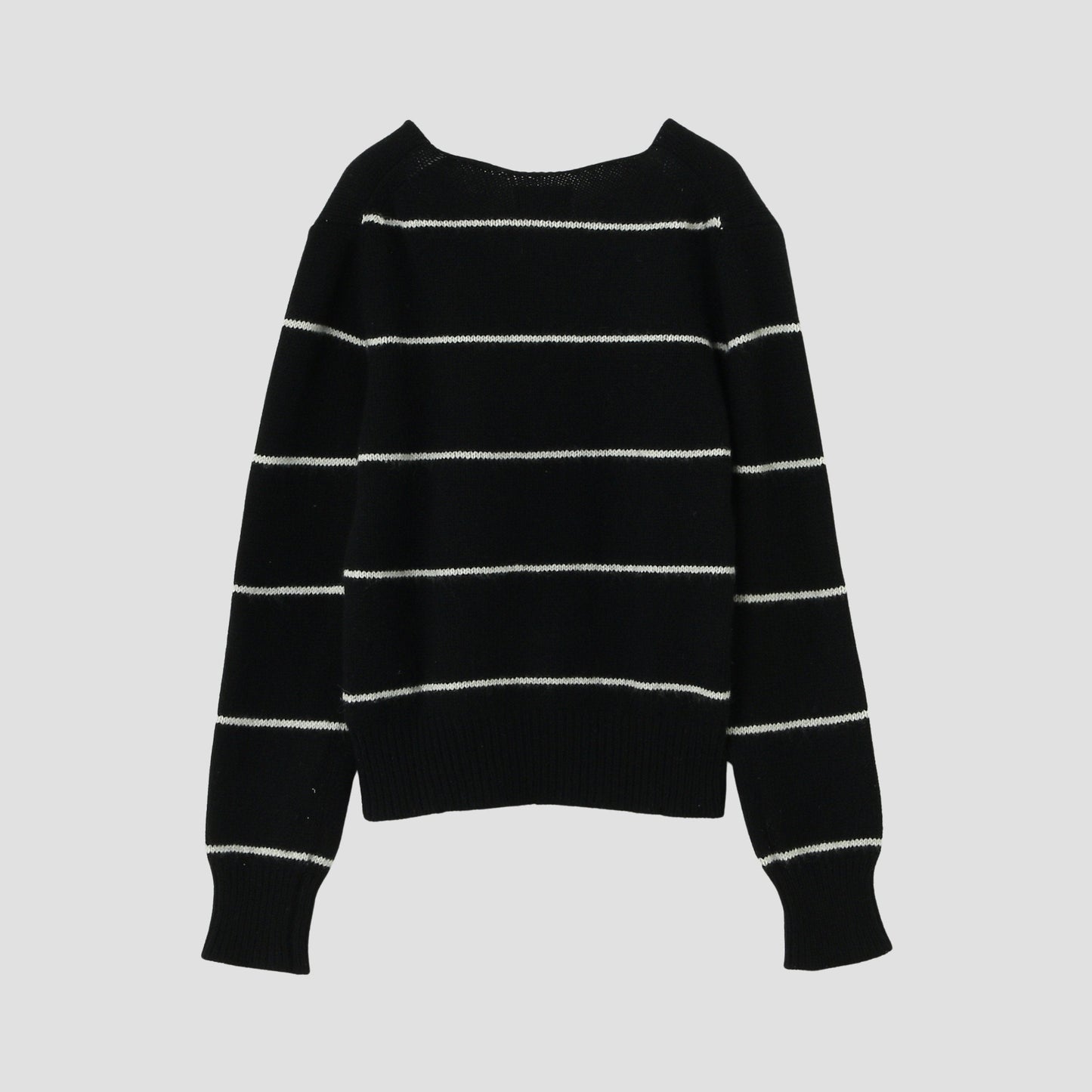 STRIPE WOOL JUMPER KNIT