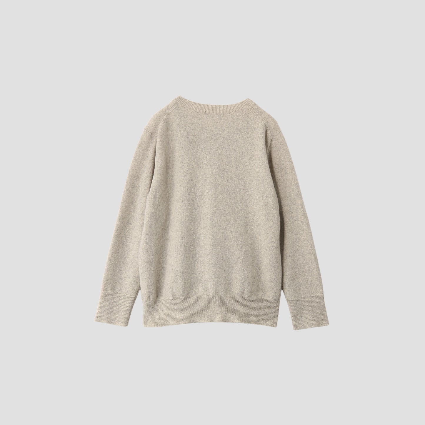 WOOL CASHMERE ARGYLE KNIT