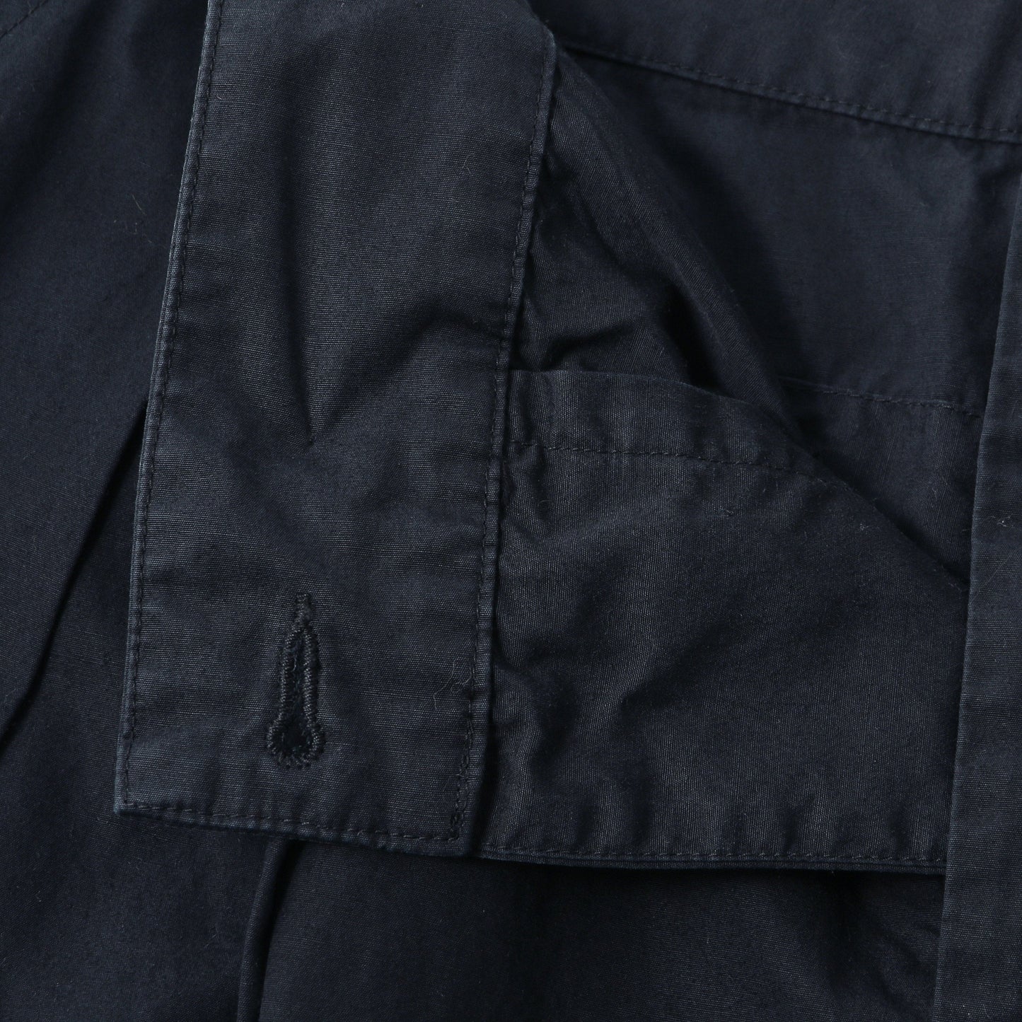 COTTON LINEN TOUGH POPLIN SKIRT