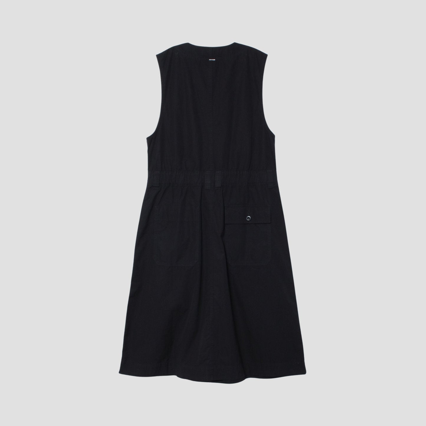 FINE COMPACT COTTON POPLIN DRESS