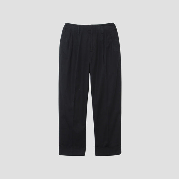 BRUSHED COTTON TWILL TROUSERS