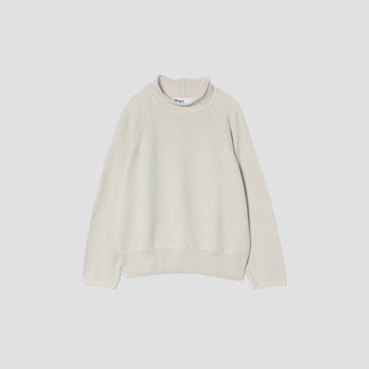 FELTED ROUGH WOOL KNIT