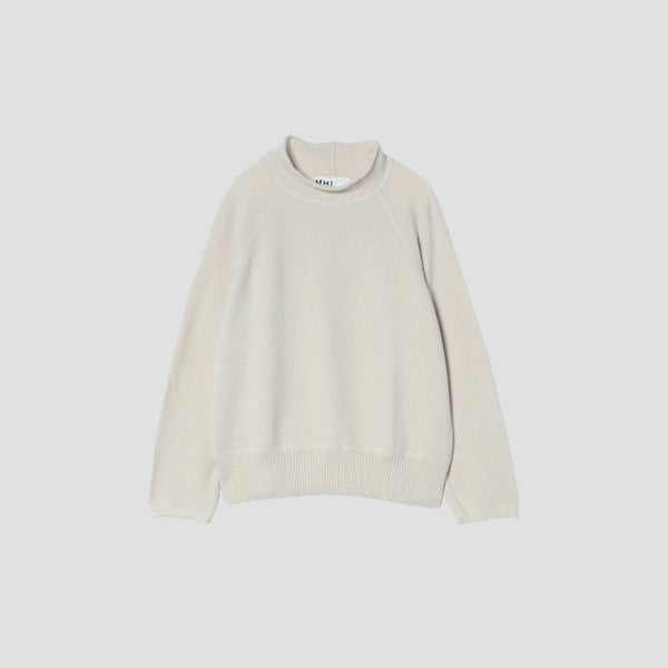 FELTED ROUGH WOOL KNIT