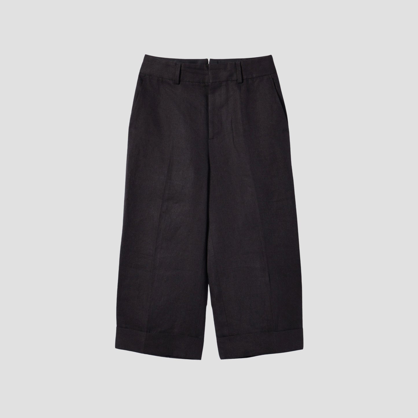 LINEN TWILL TROUSERS