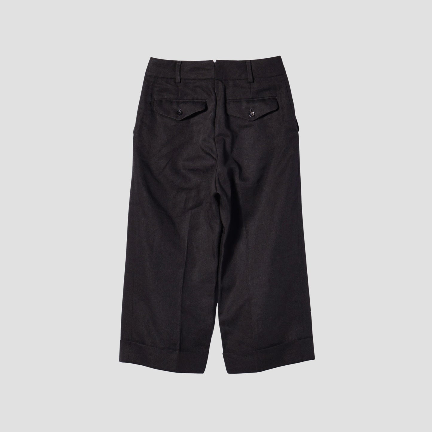LINEN TWILL TROUSERS