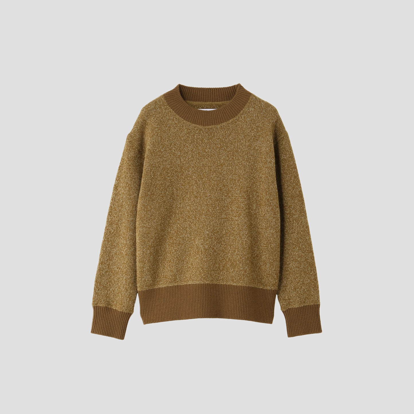 MELANGE WOOL COTTON KNIT
