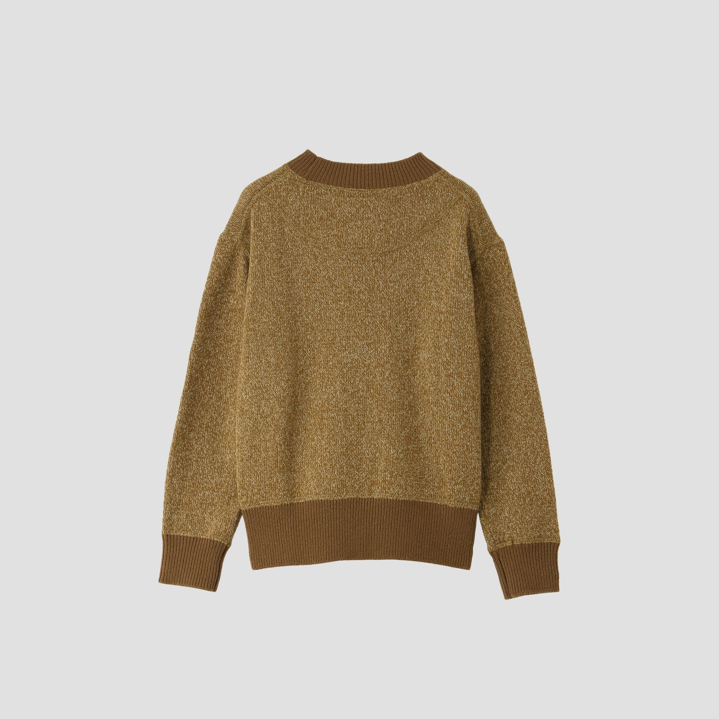 MELANGE WOOL COTTON KNIT