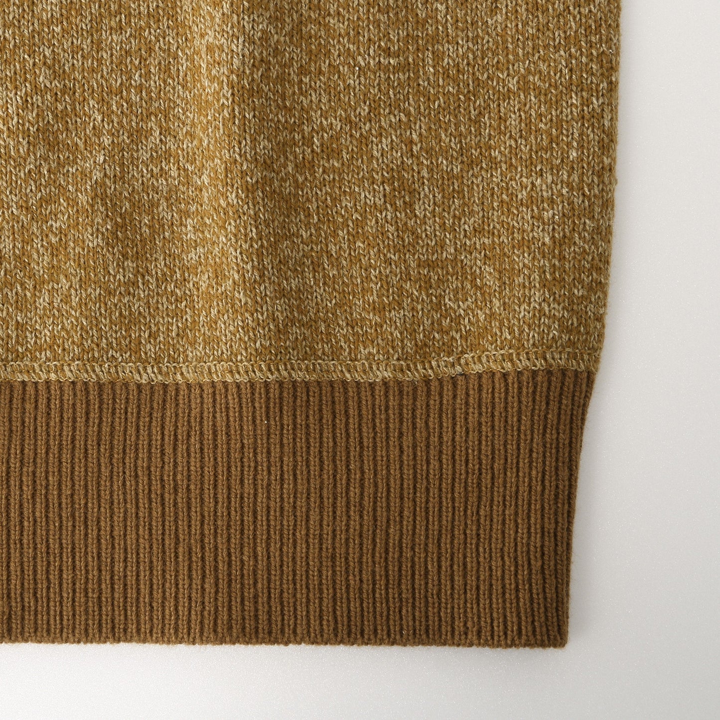 MELANGE WOOL COTTON KNIT