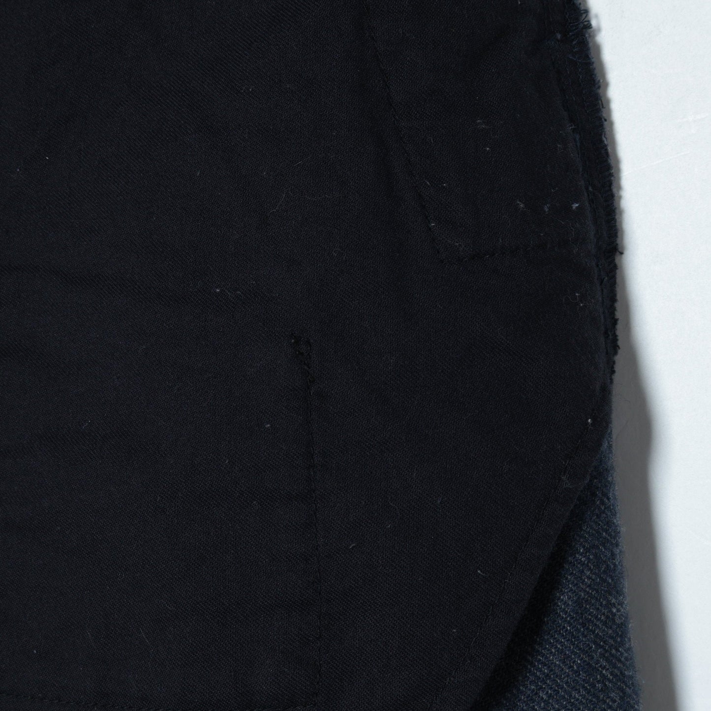 WOOL COTTON SERGE TROUSERS