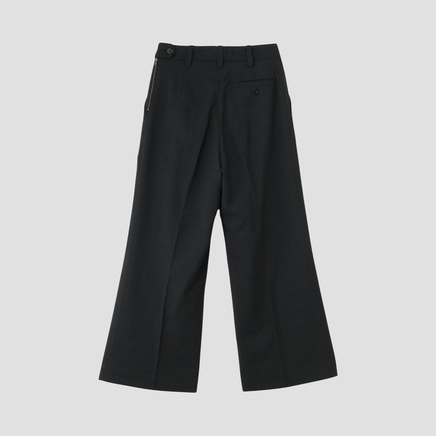 SUMMER WOOL POPLIN TROUSERS