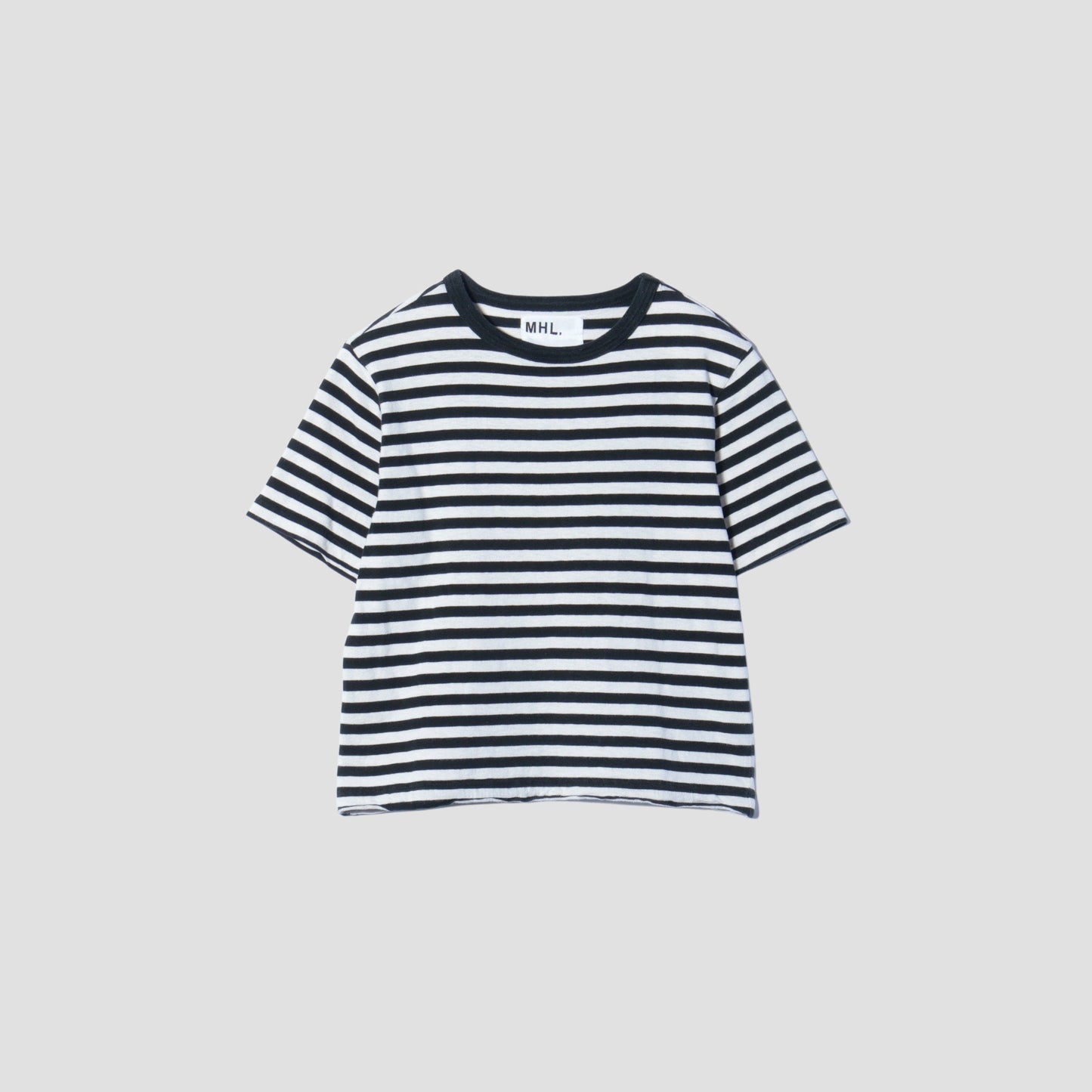 ROUGH COTTON STRIPE JERSEY