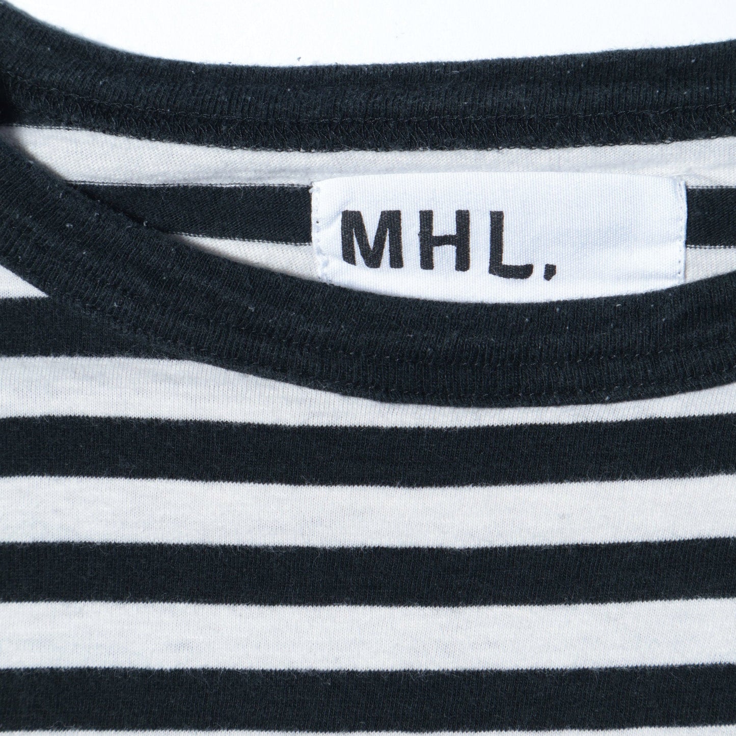 ROUGH COTTON STRIPE JERSEY