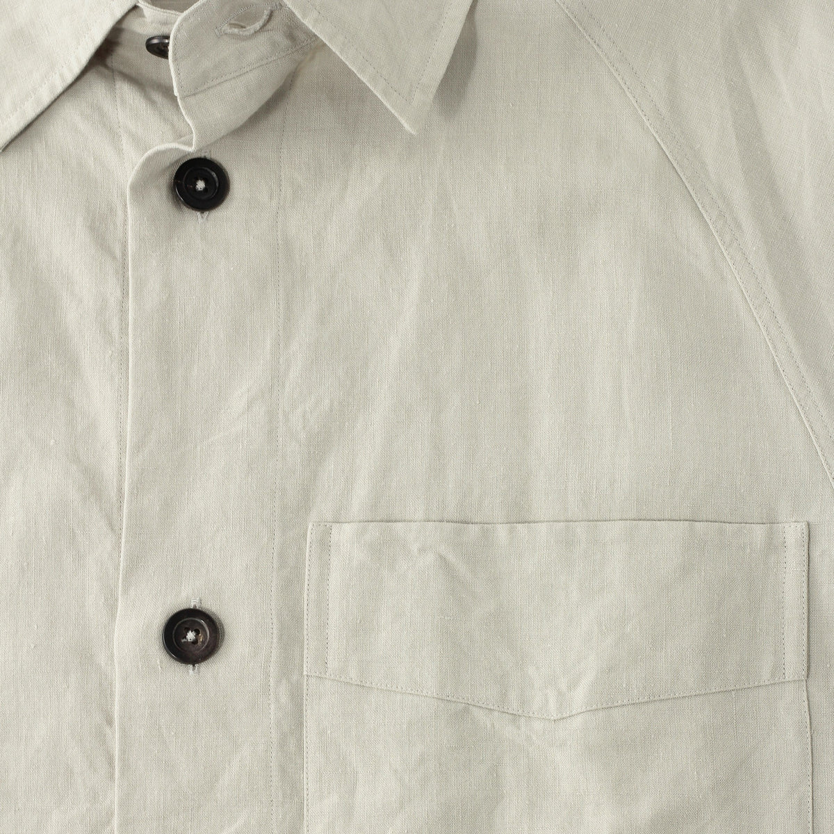 LINEN PLAINWEAVE SHIRT