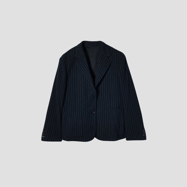 BROKEN STRIPE WOOL JACKET