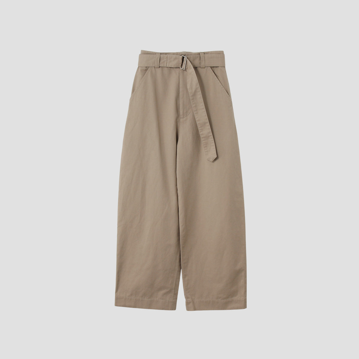 LIGHT COTTON LINEN TWILL TROUSERS