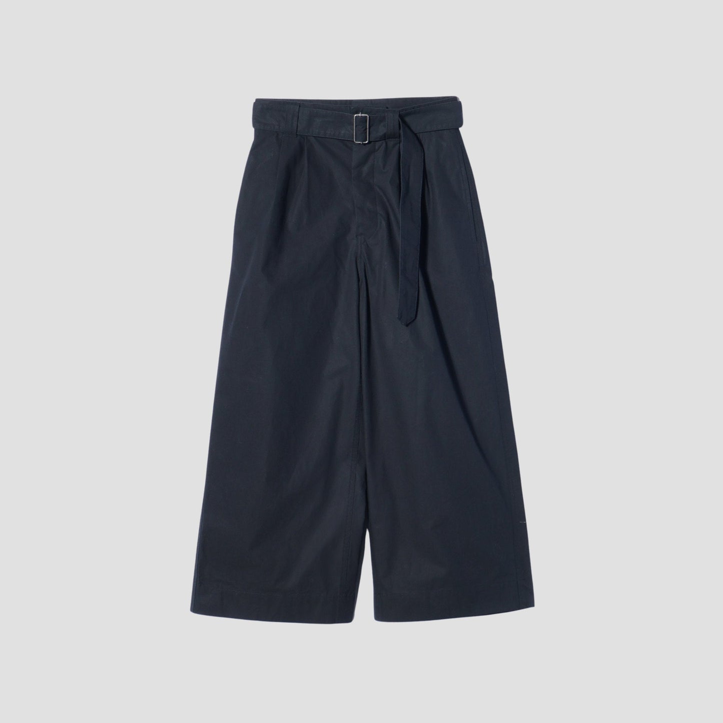 CRISP COTTON PLAINWEAVE TROUSERS