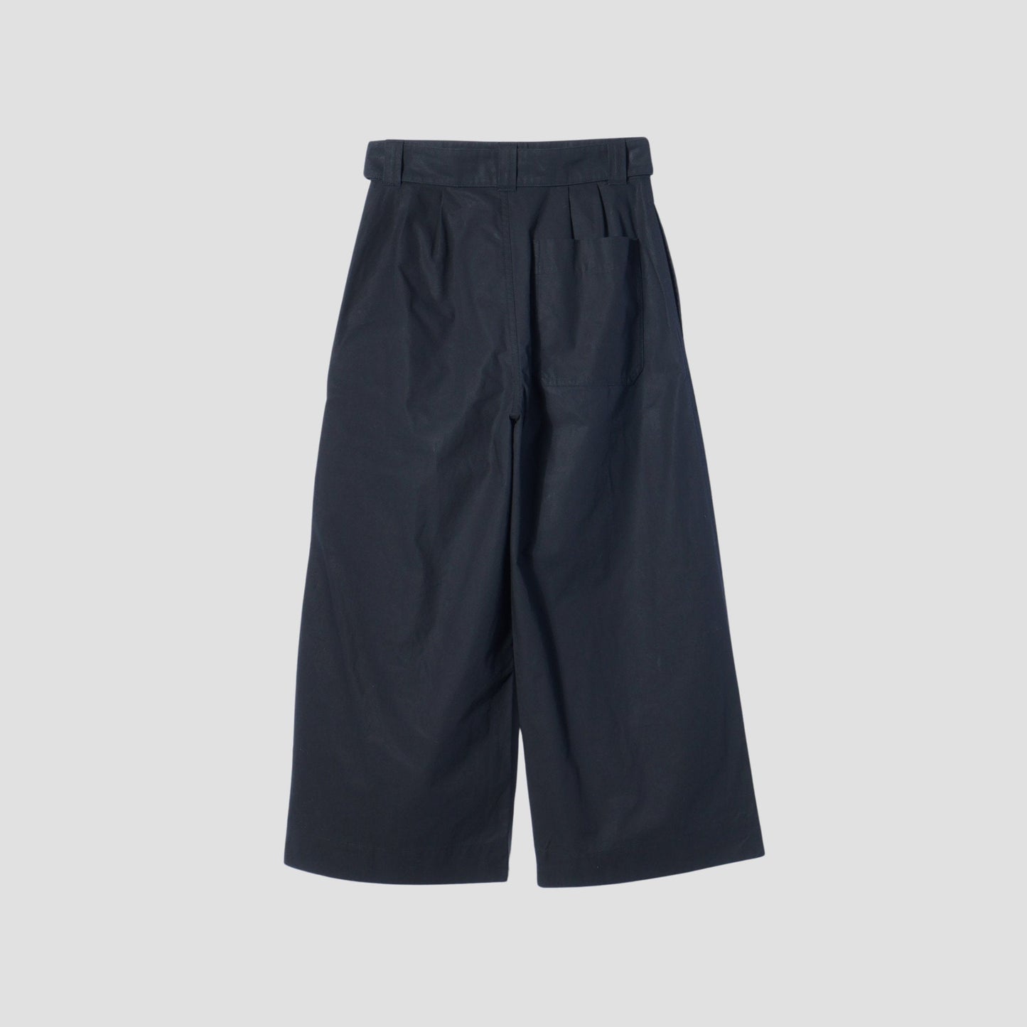 CRISP COTTON PLAINWEAVE TROUSERS