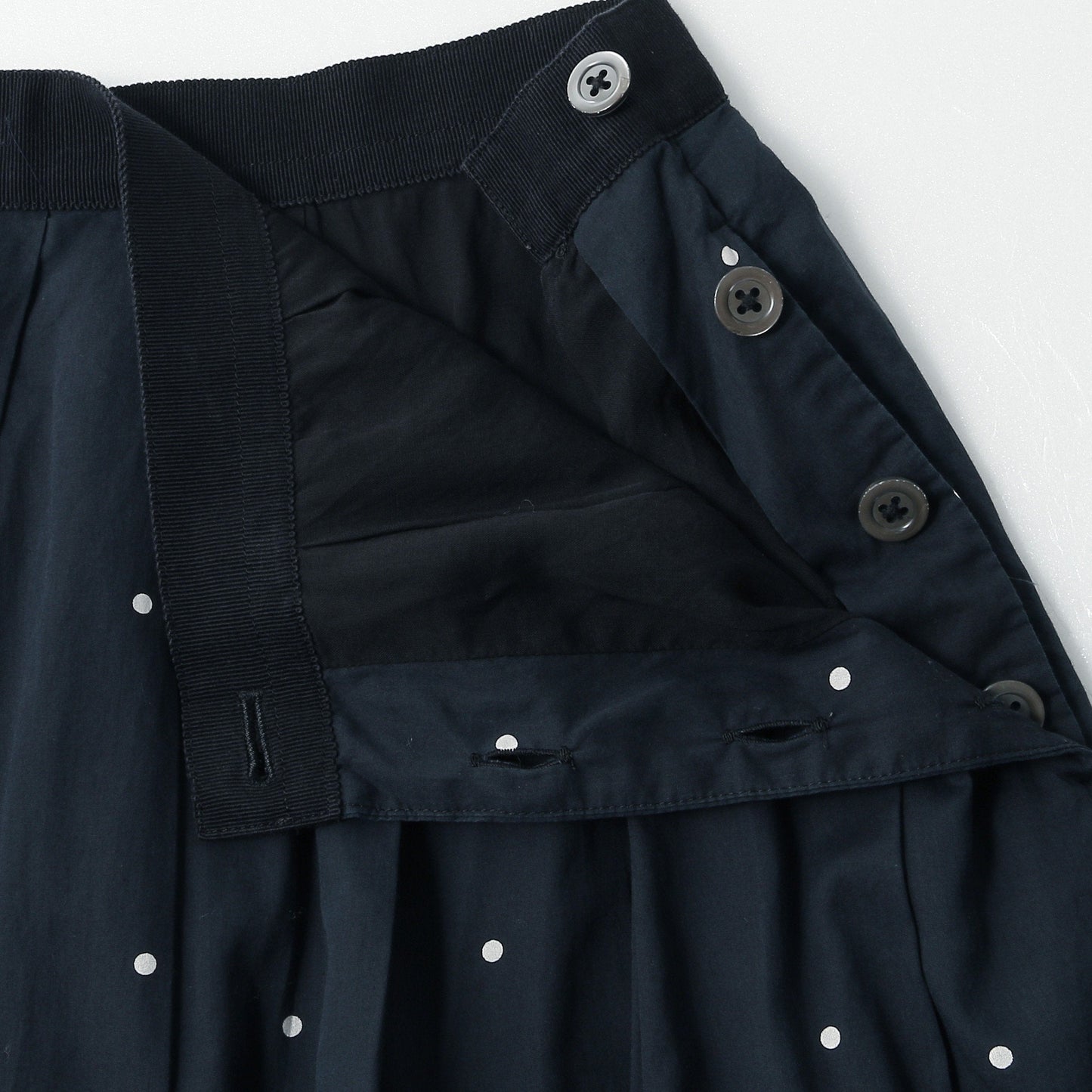 SPOT PRINT BATISTE SKIRT