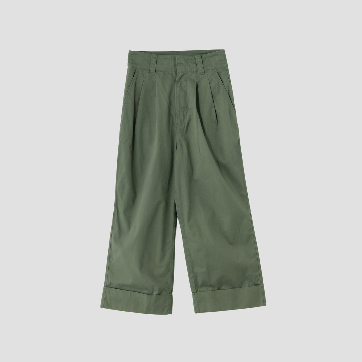 SOFT DENSE COTTON TROUSERS