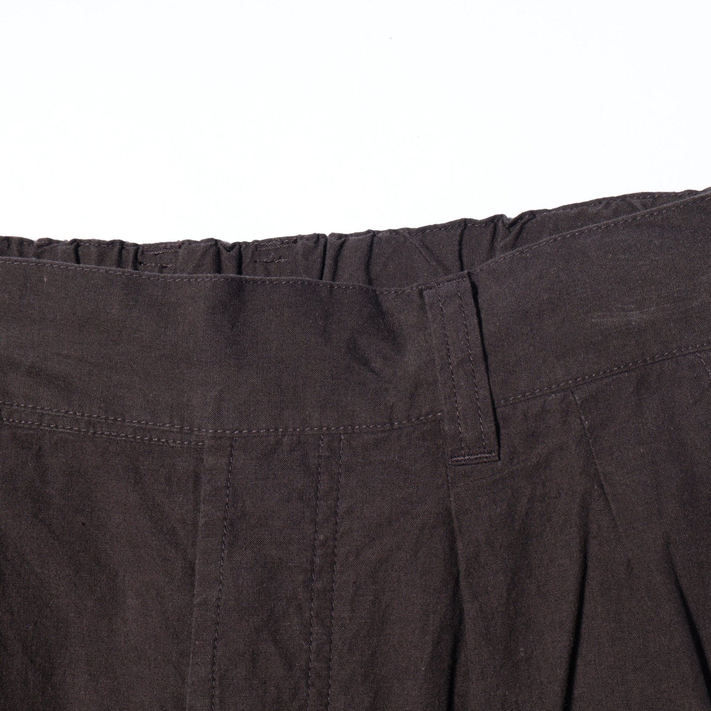 OVERDYE MELANGE COTTON LINEN TROUSERS