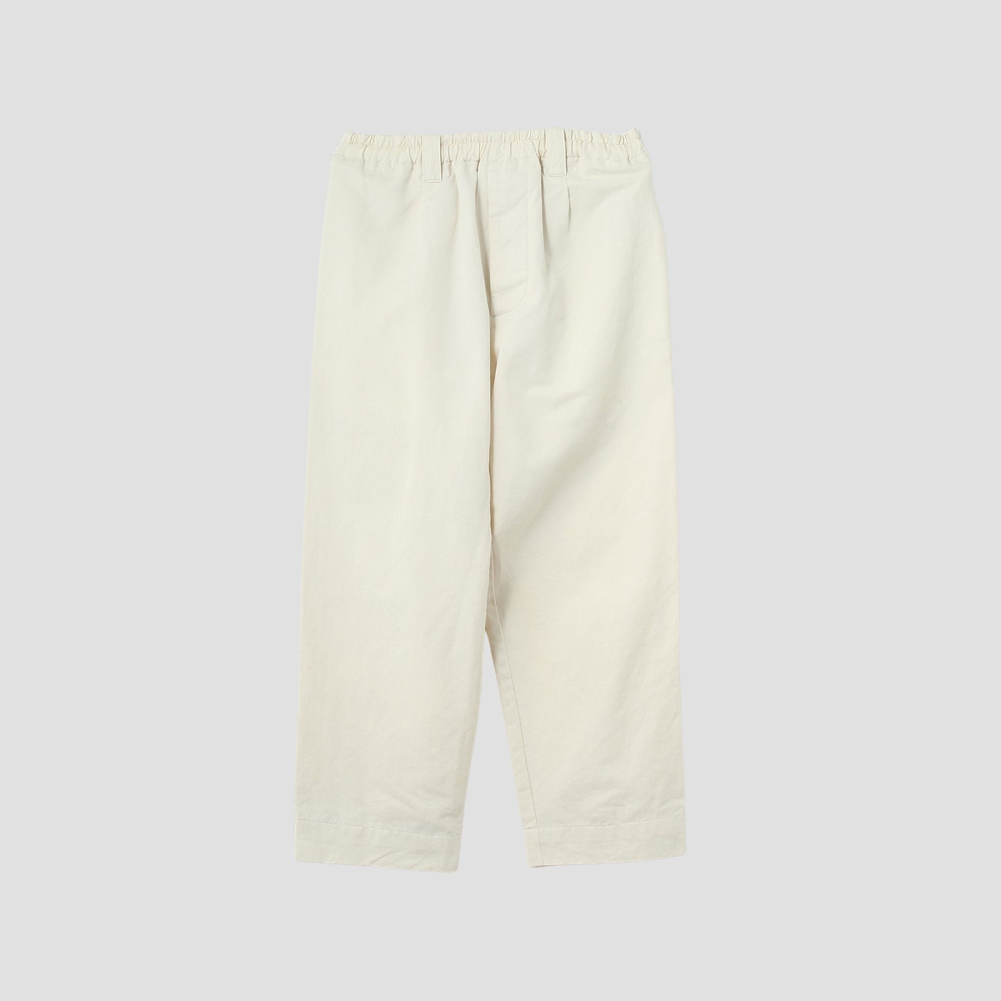 SOFT COTTON LINEN TWILL TROUSERS