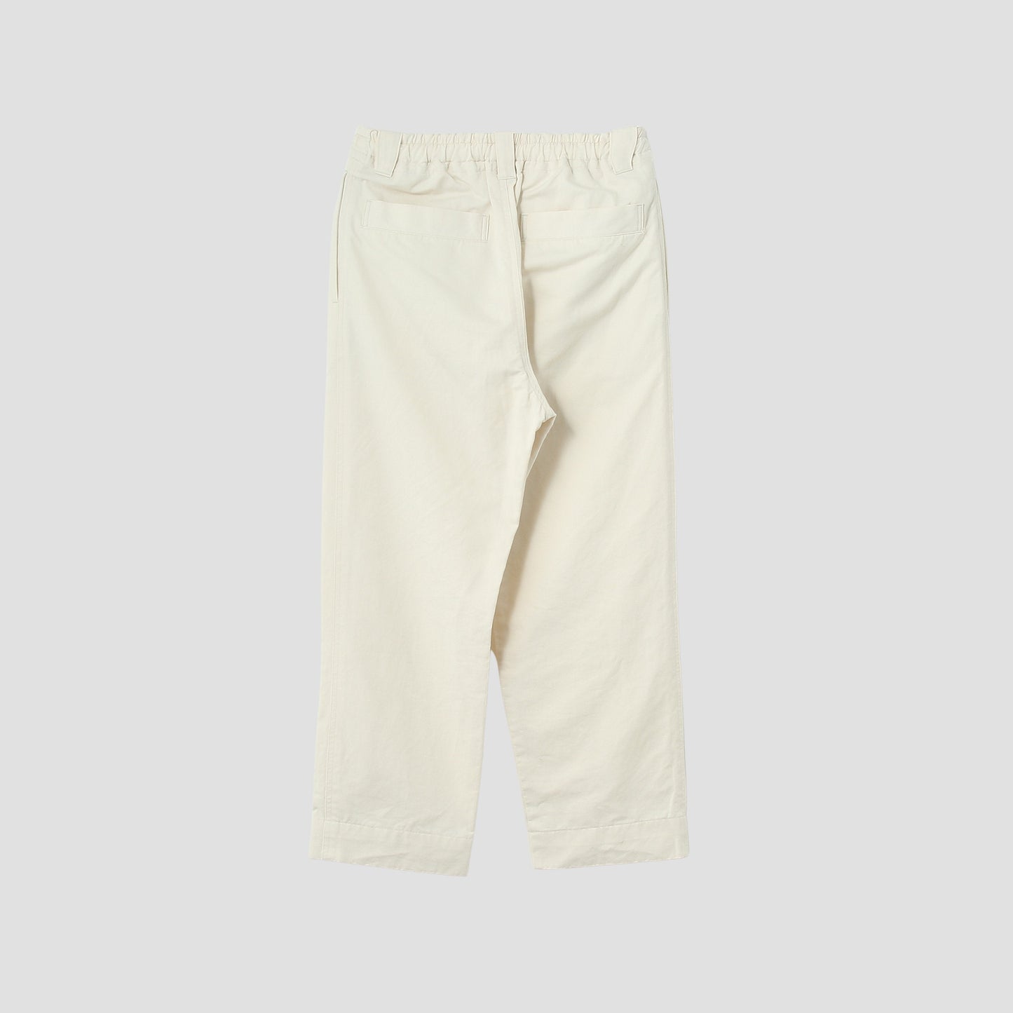 SOFT COTTON LINEN TWILL TROUSERS