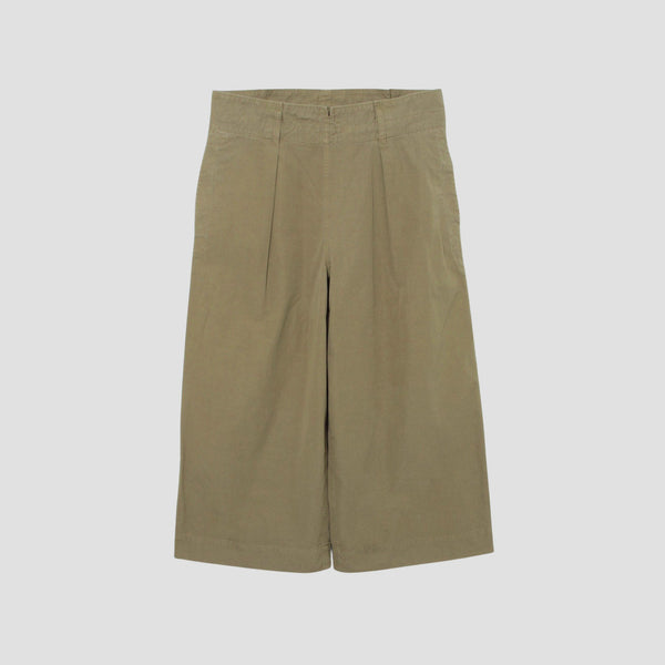 COTTON RAMIE TOUGH POPLIN TROUSERS