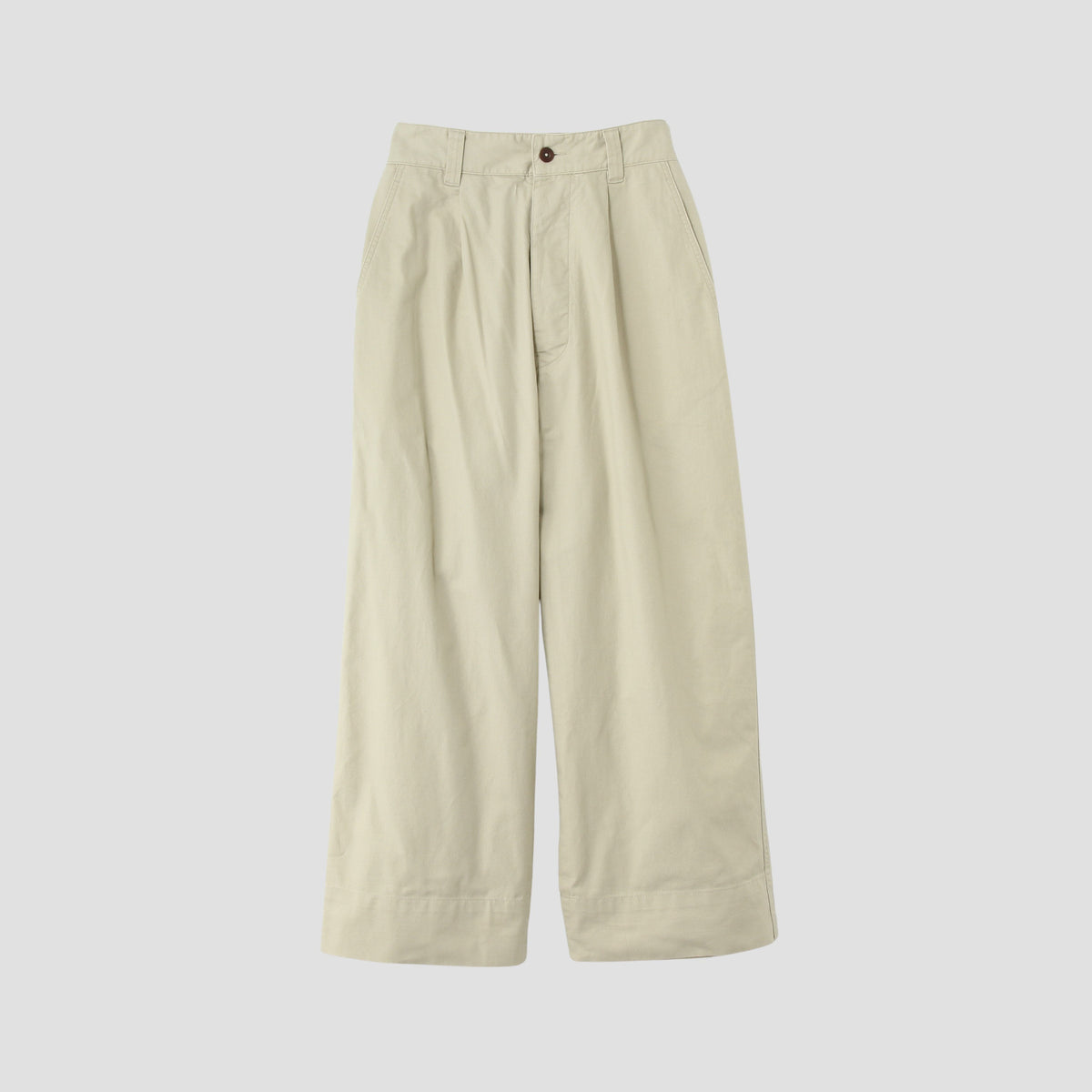 ORGANIC LIGHT COTTON TWILL TROUSERS