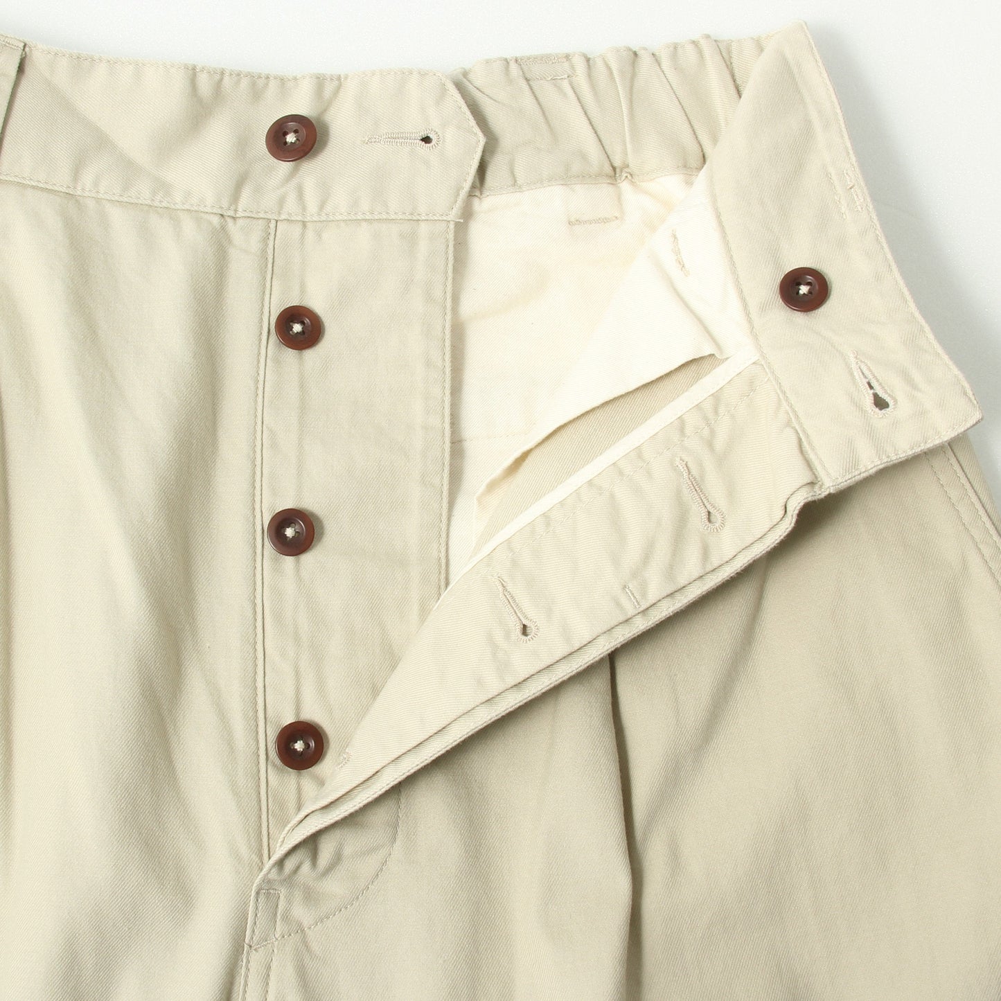 ORGANIC LIGHT COTTON TWILL TROUSERS