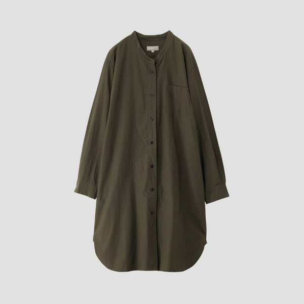 COTTON SILK POPLIN DRESS