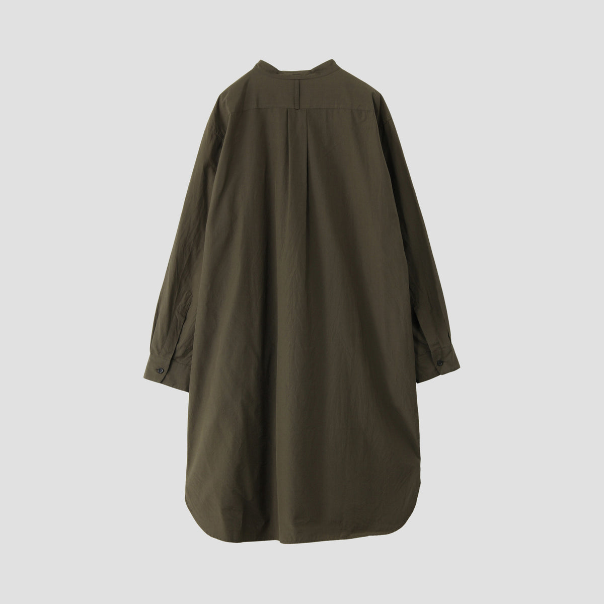 COTTON SILK POPLIN DRESS