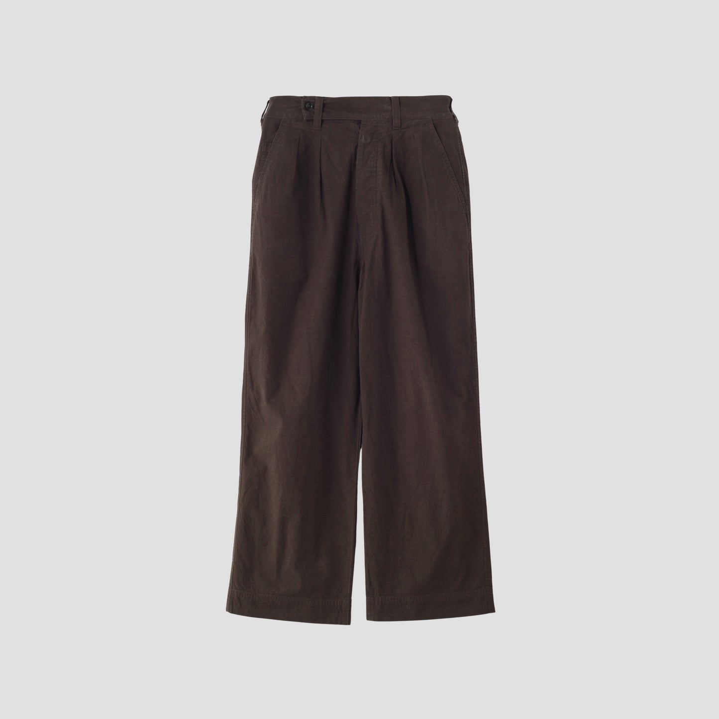 OVERDYE MELANGE COTTON LINEN TROUSERS