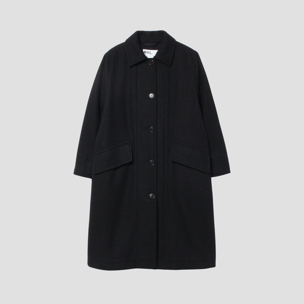 BASIC WOOL MELTON COAT