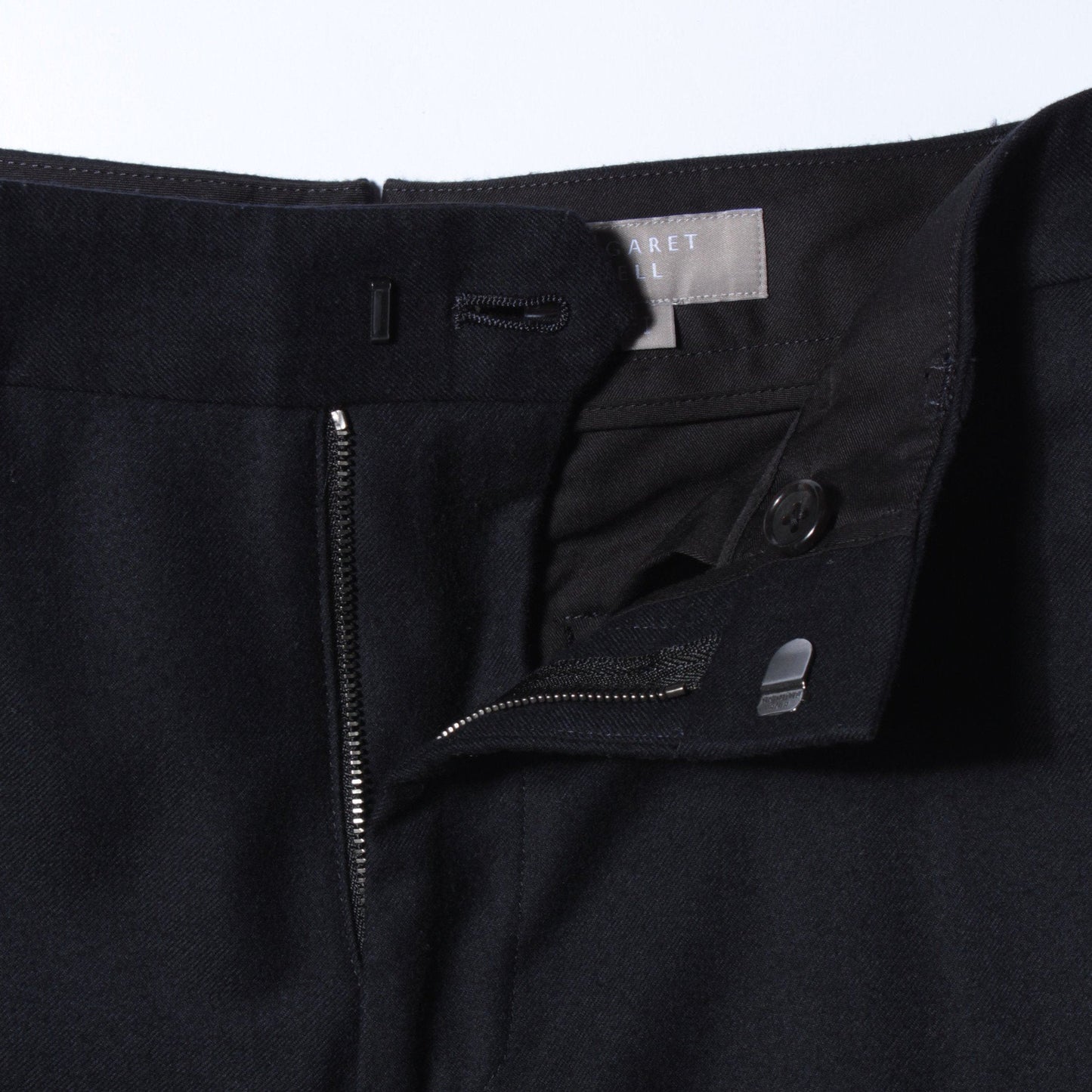 FINE WOOL FLANNEL TROUSERS