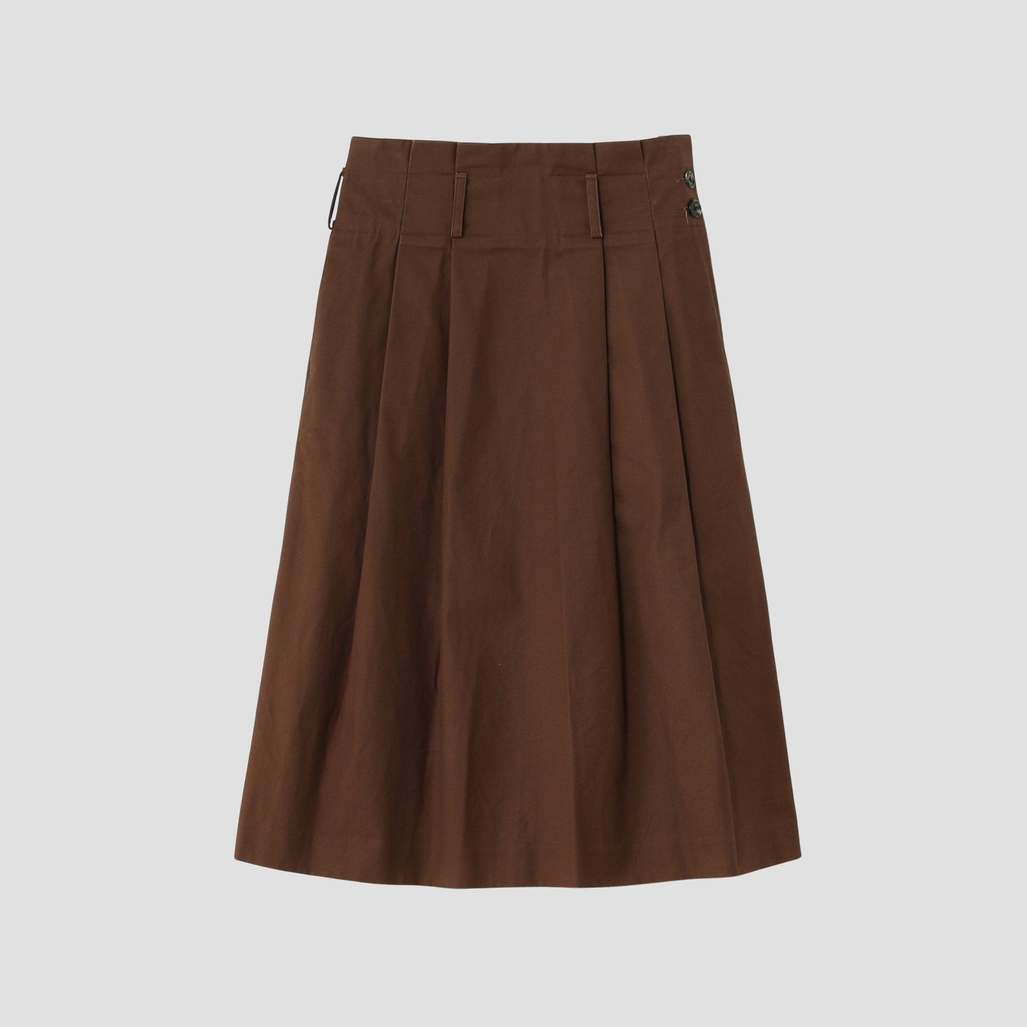 BRUSHED TWILL SKIRT