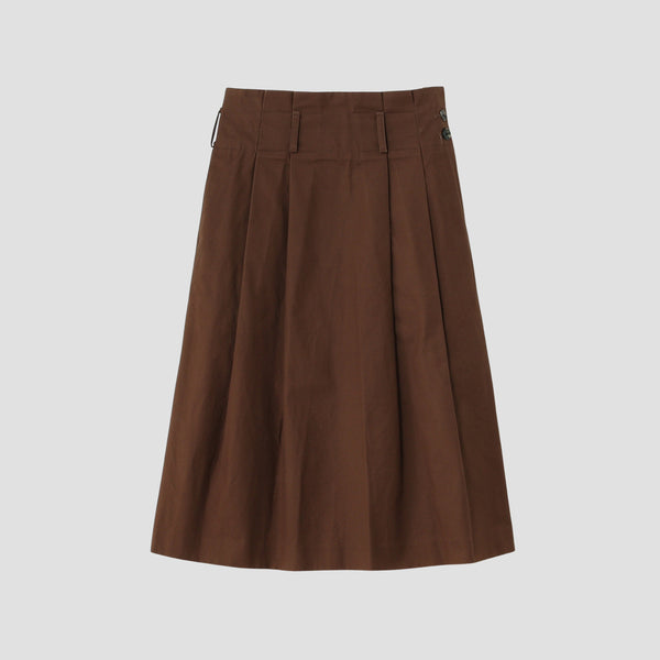 BRUSHED TWILL SKIRT