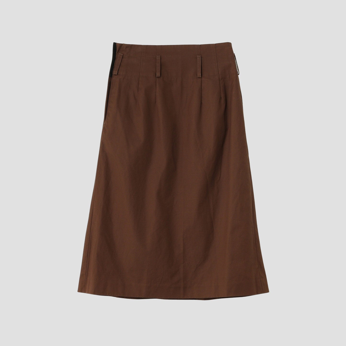 BRUSHED TWILL SKIRT