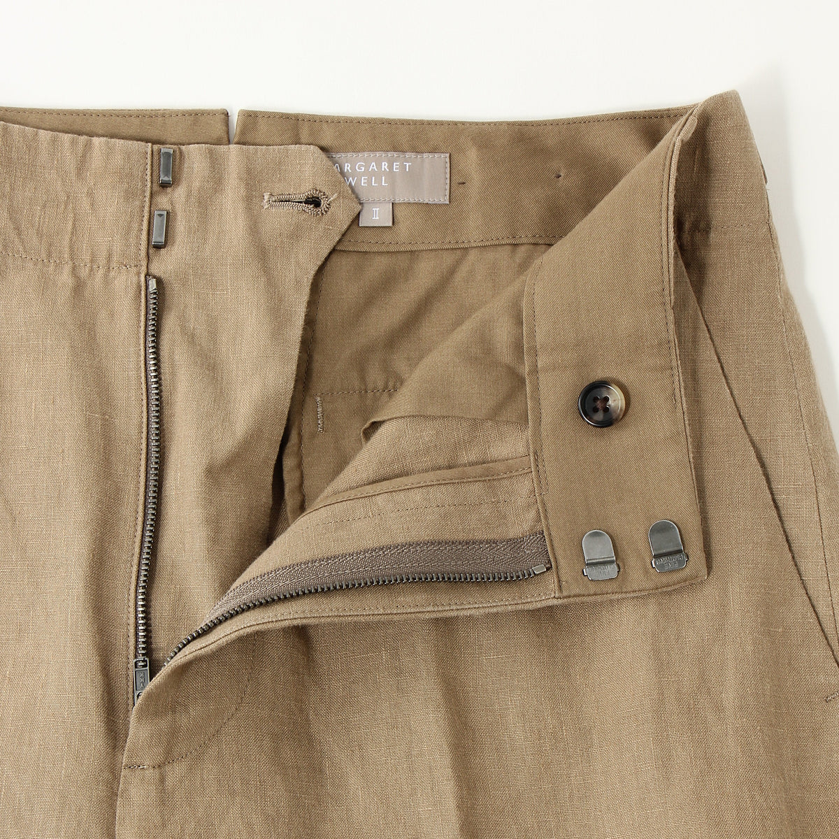 PLAIN LINEN TROUSERS