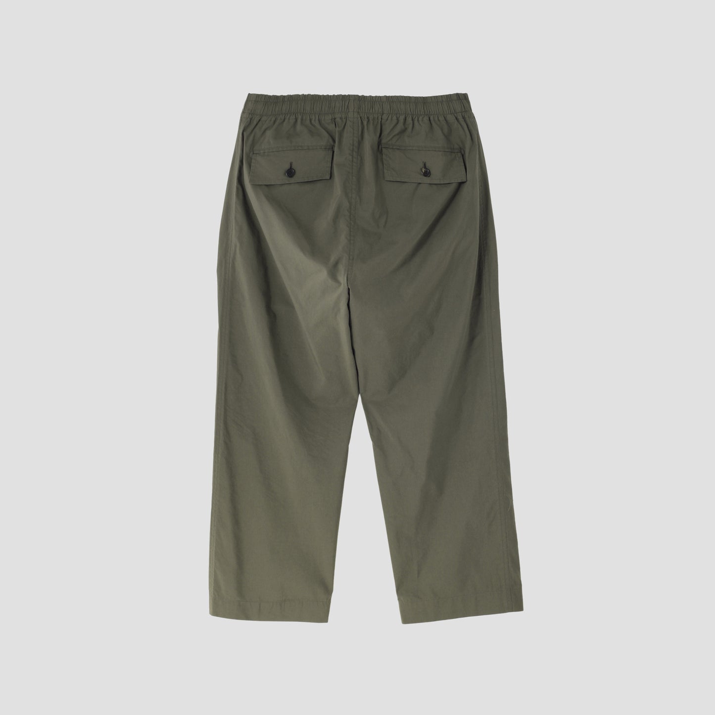 COTTON SILK POPLIN TROUSERS