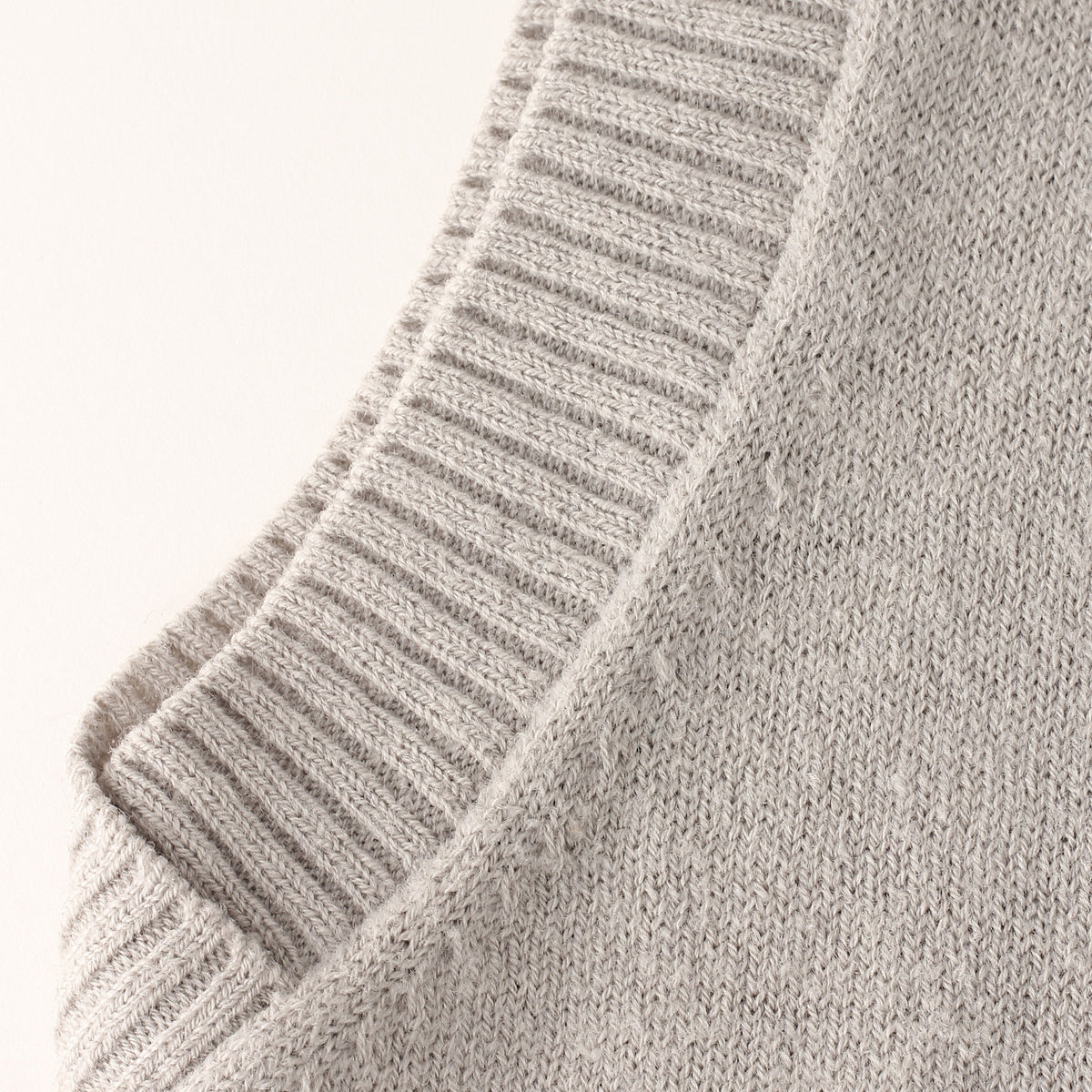 FADED COTTON WOOL KNIT