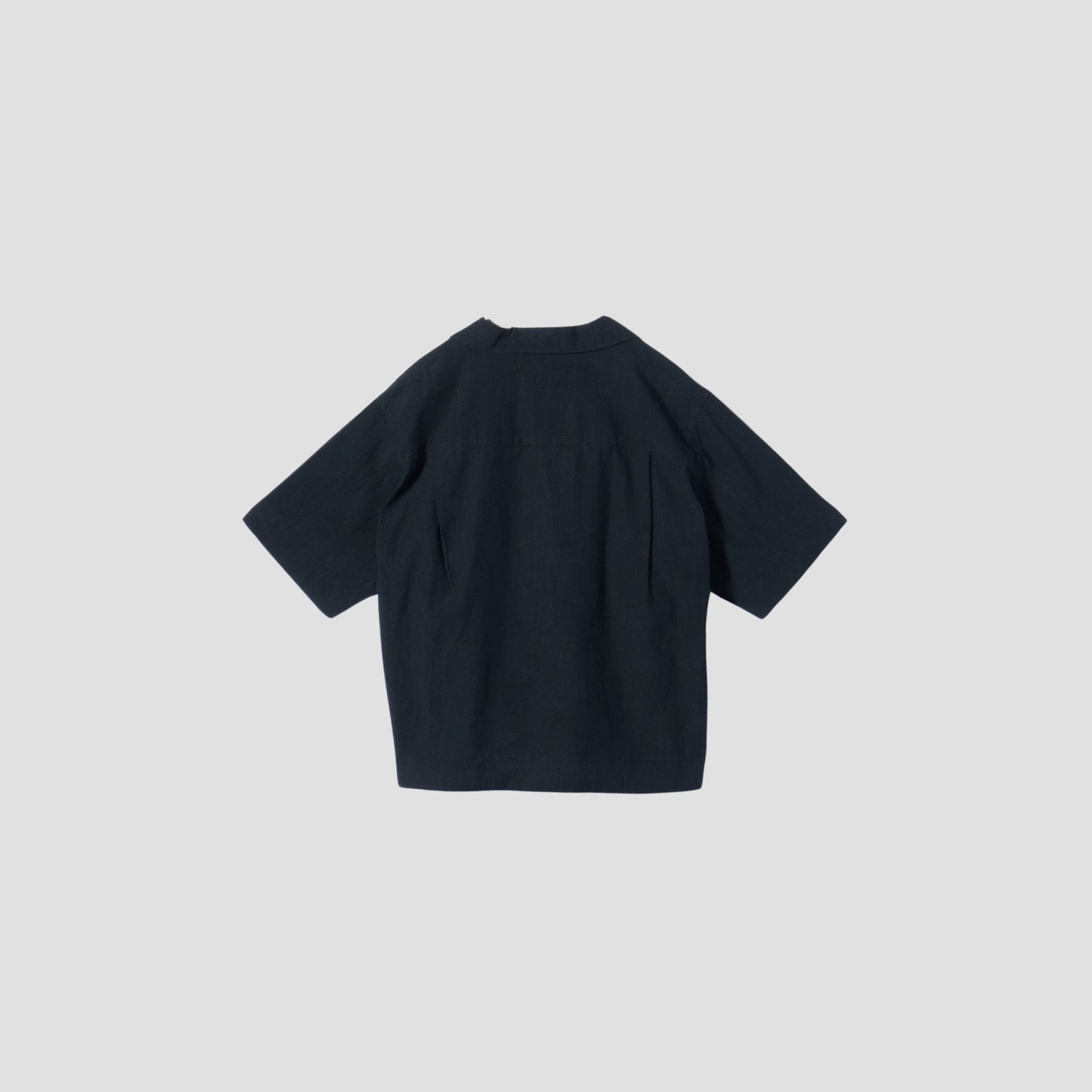 FADED LINEN COTTON PLAINWEAVE SHIRT