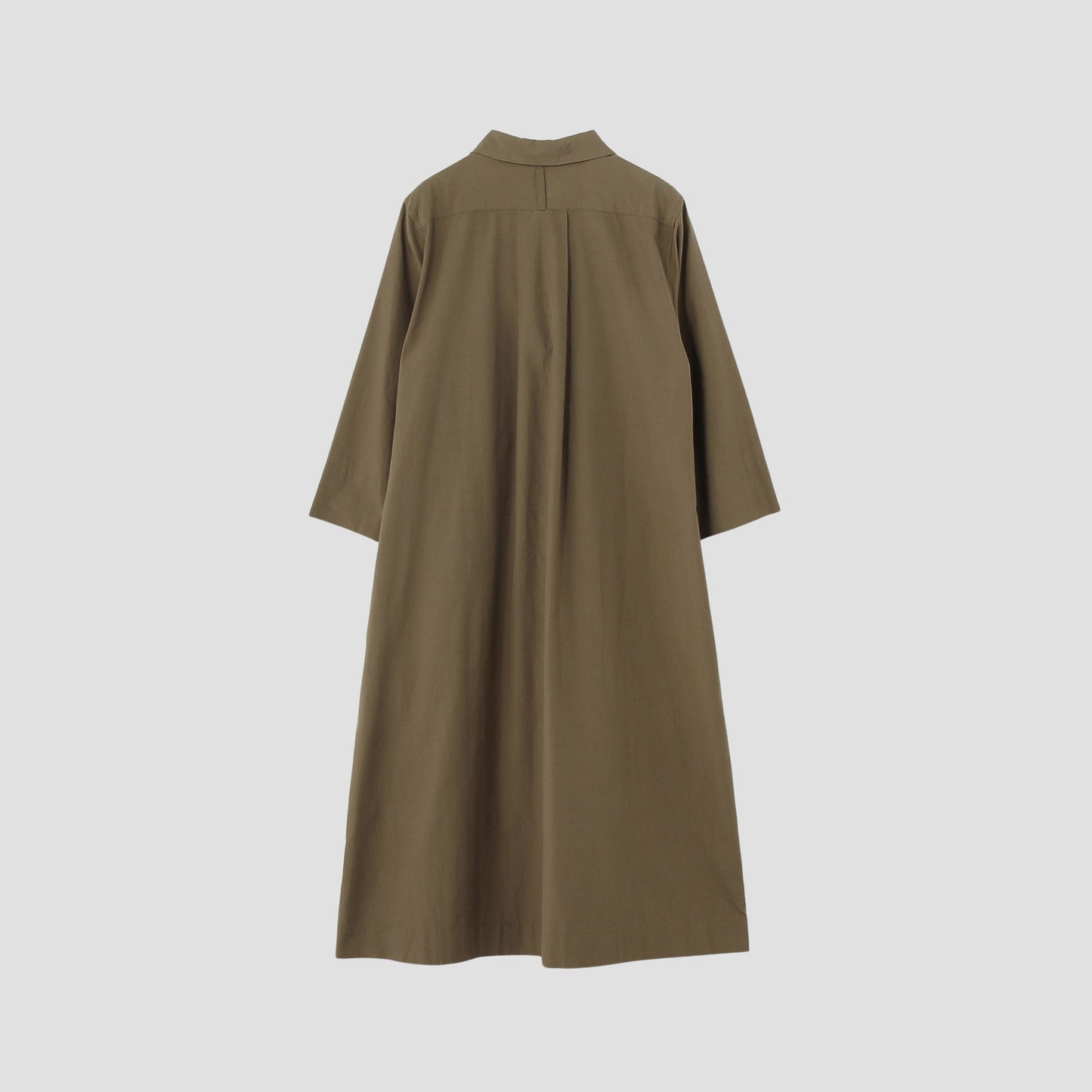 SILK COTTON POPLIN DRESS
