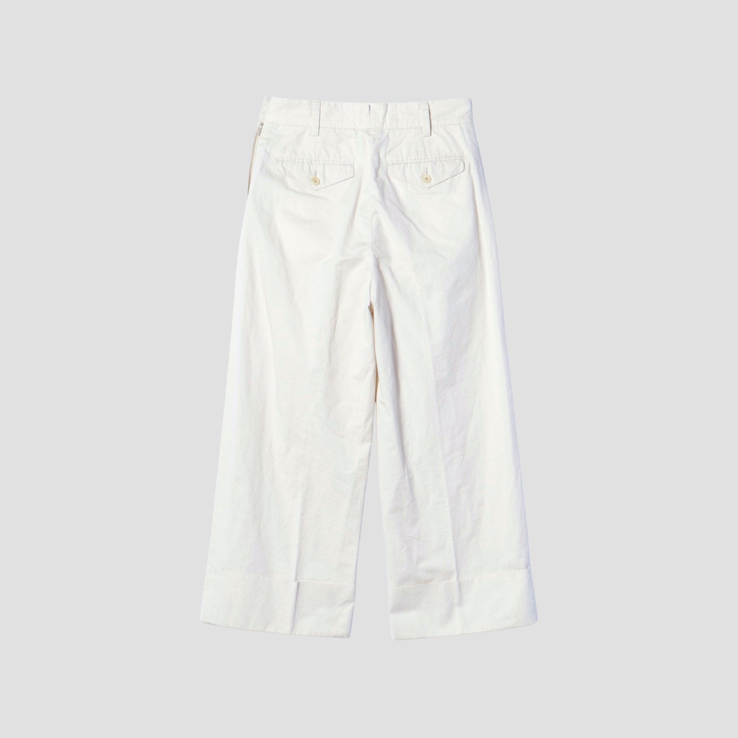 LIGHT COTTON LINEN TWILL TROUSERS