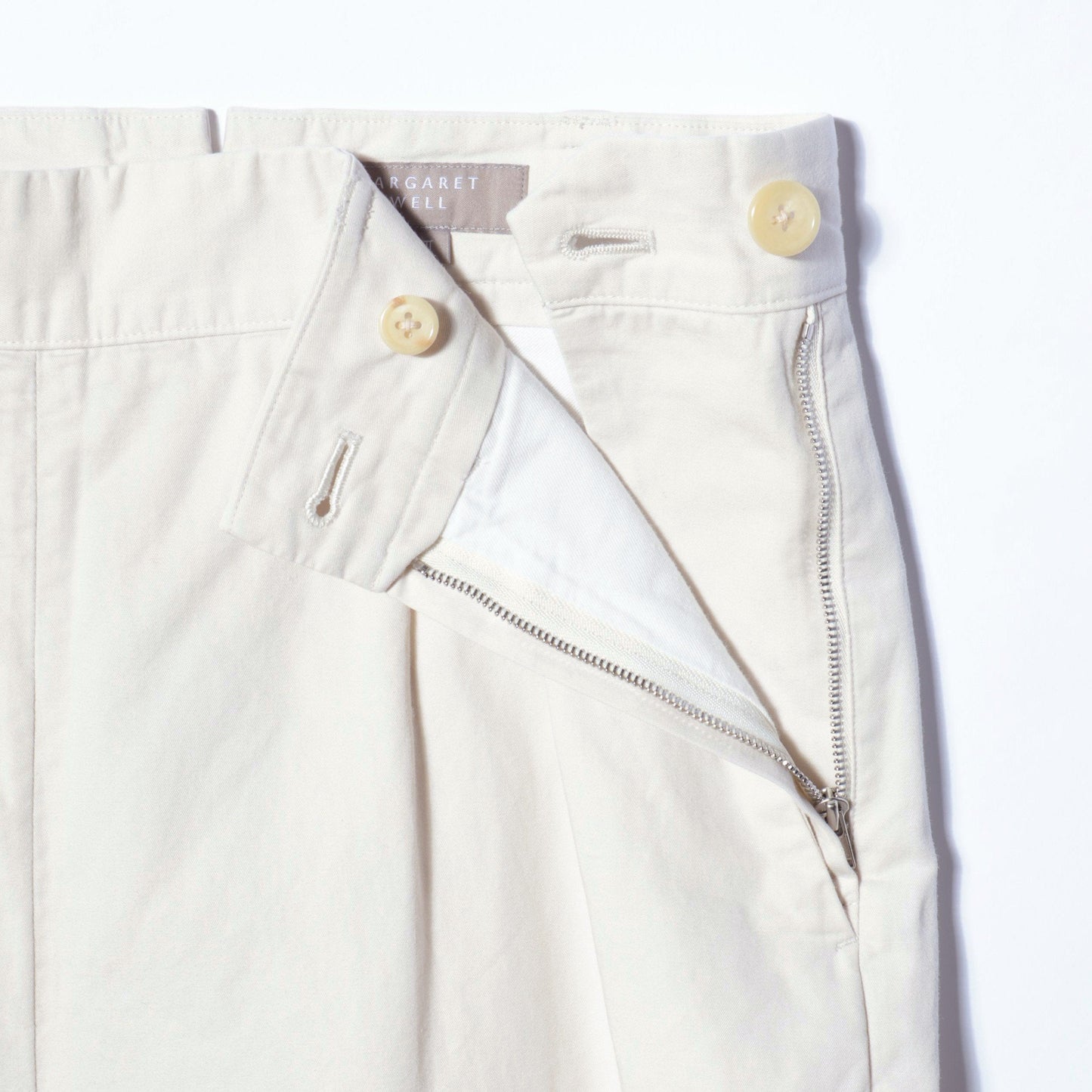 LIGHT COTTON LINEN TWILL TROUSERS